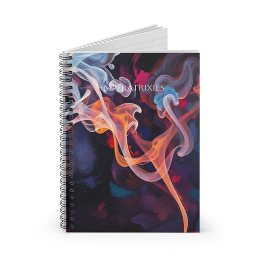 Smoke Imperatrixies Spiral Notebook - Artistic Ruled Line Journal for Inspiration