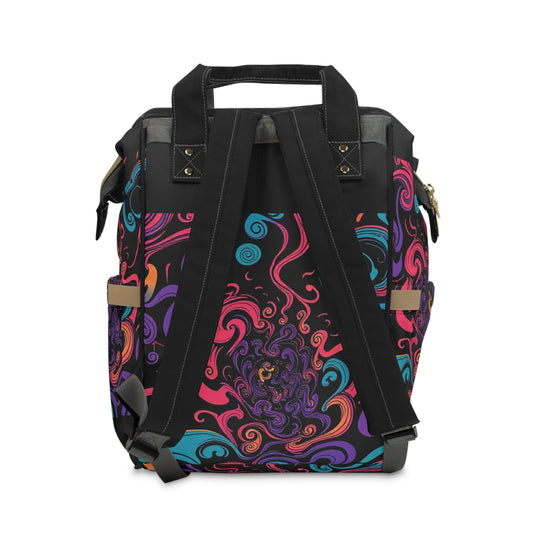 Colorful Multifunctional Diaper Backpack - Stylish & Practical Baby Bag