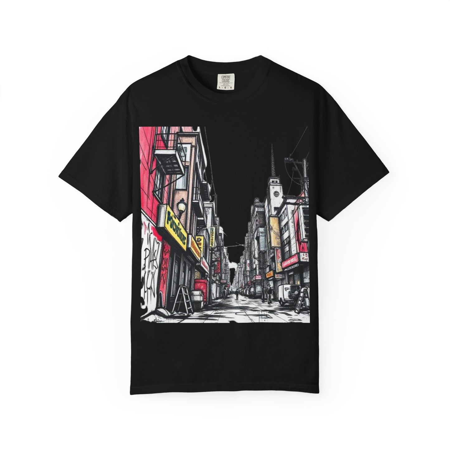 Urban Street Art Unisex Garment-Dyed T-Shirt - Perfect for Art Lovers & Casual Wear
