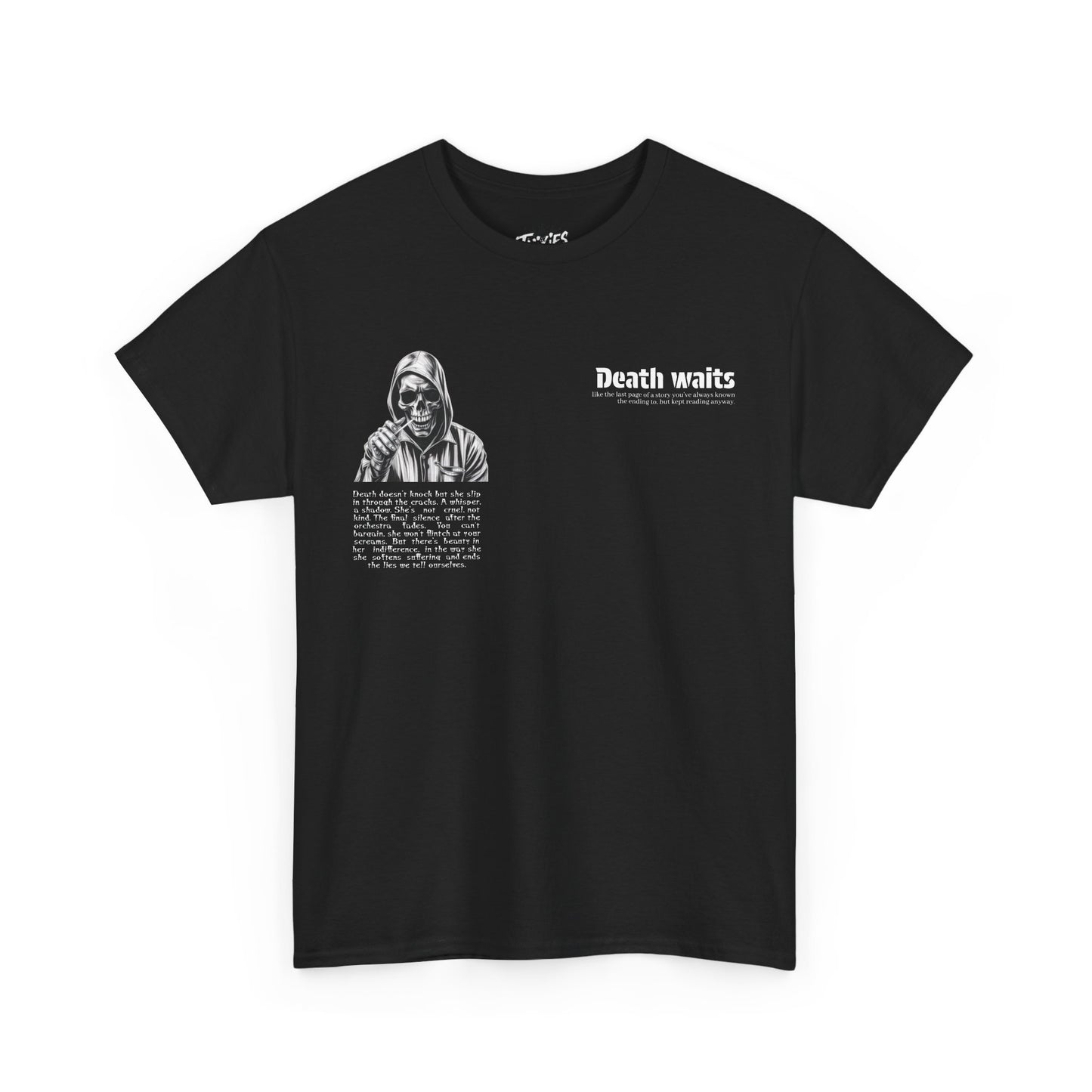 Alternative Goth Skull Tee, Unisex T-Shirt Streetwear 100% Cotton