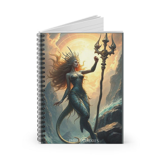 Mythical Mermaid Spiral Notebook - Ruled Line for Fantasy Lovers