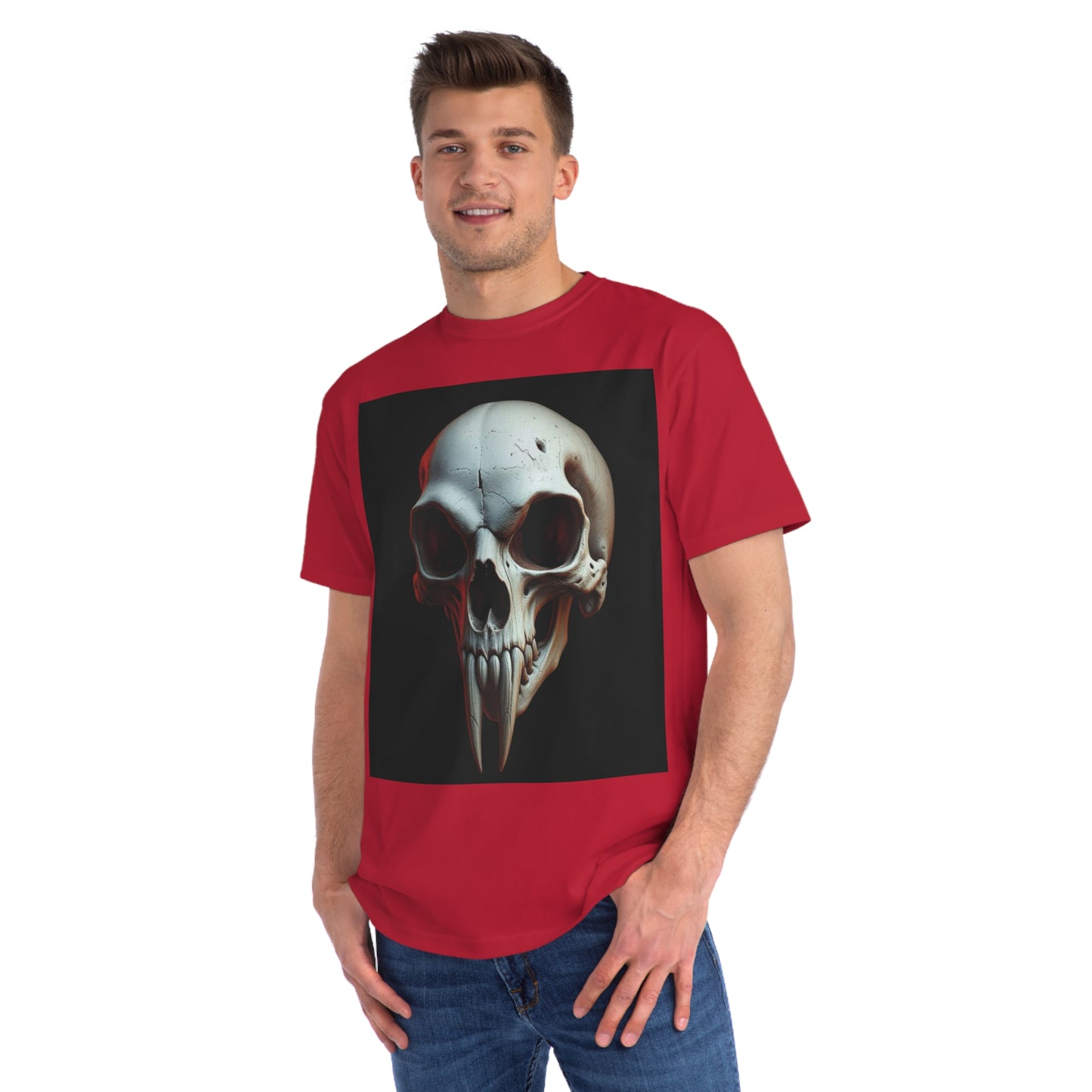 Skull Graphic Unisex T-Shirt, Goth Punk Rock Street Fashion Tee 100% Cotton - Trixies