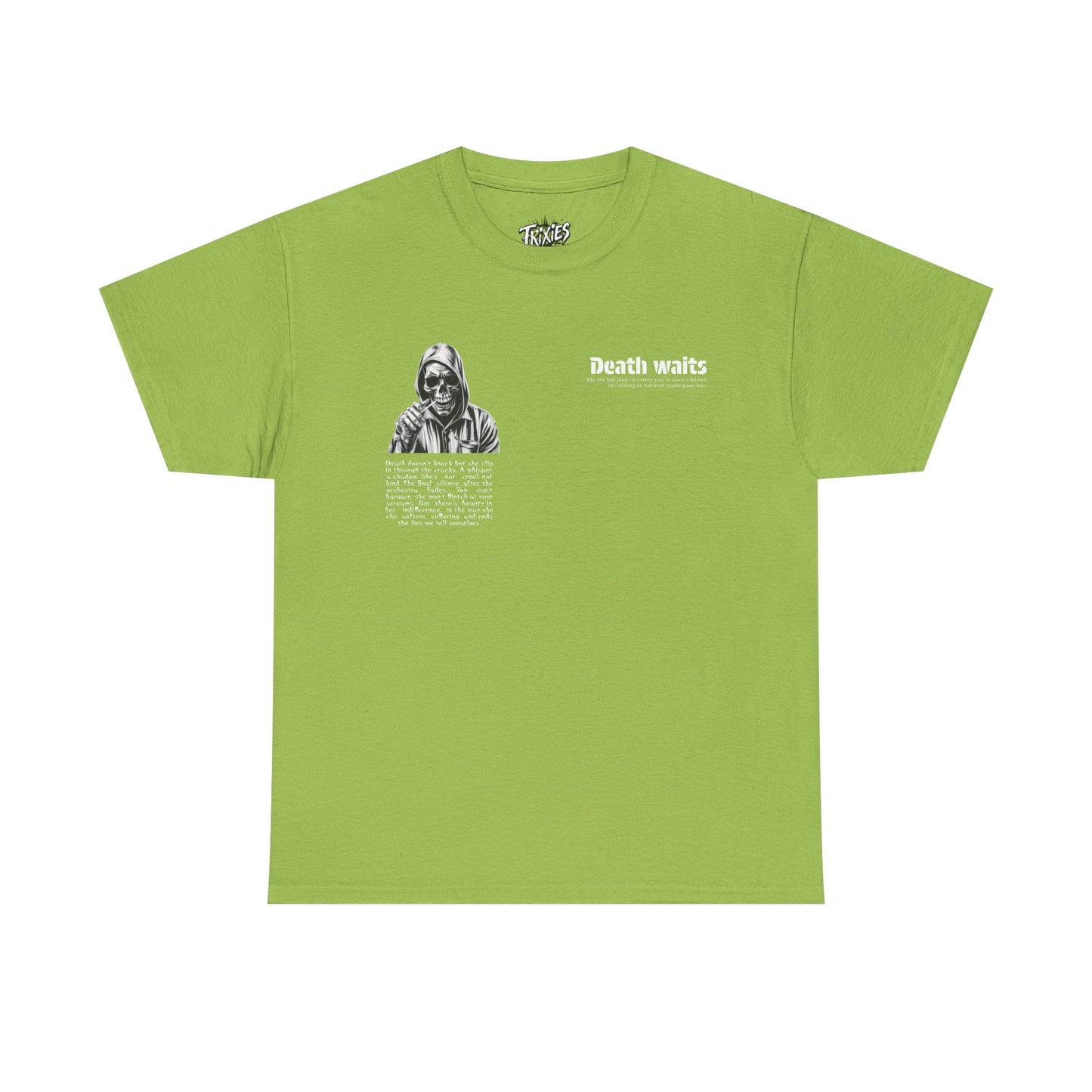 Alternative Goth Skull Tee, Unisex T-Shirt Streetwear 100% Cotton