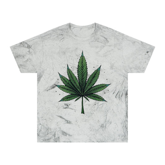 Color Blast Weed Marijuana T-Shirt Get High - 100% Cotton - Trixies