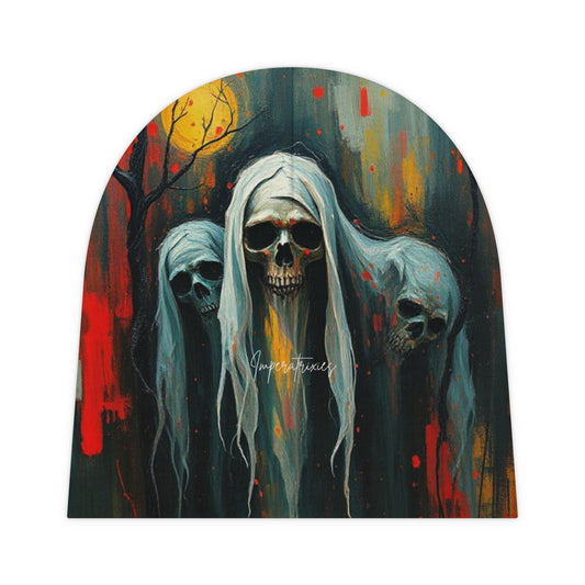 Spooky Skull Baby Beanie – y2k Gothic Style