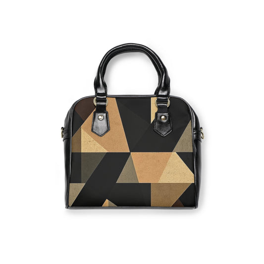 Chic Geometric Shoulder Handbag - Stylish Carryall for Everyday Use