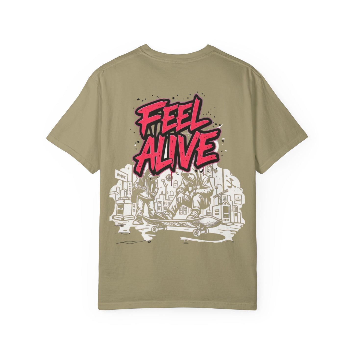 'ALIVE'  Unisex Garment-Dyed T-shirt - 100% cotton - imperatrixies