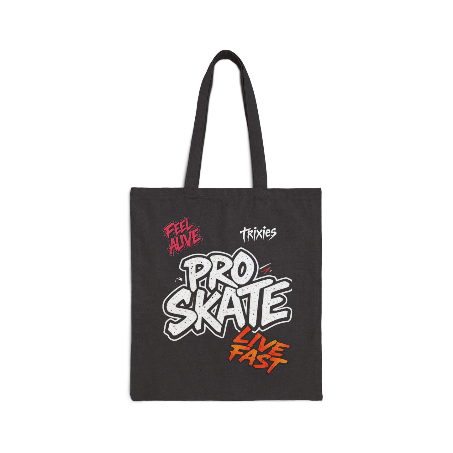 Bolsa tote de lona de algodão com arte de estrela do rock mística gótica - ecológica e estilosa