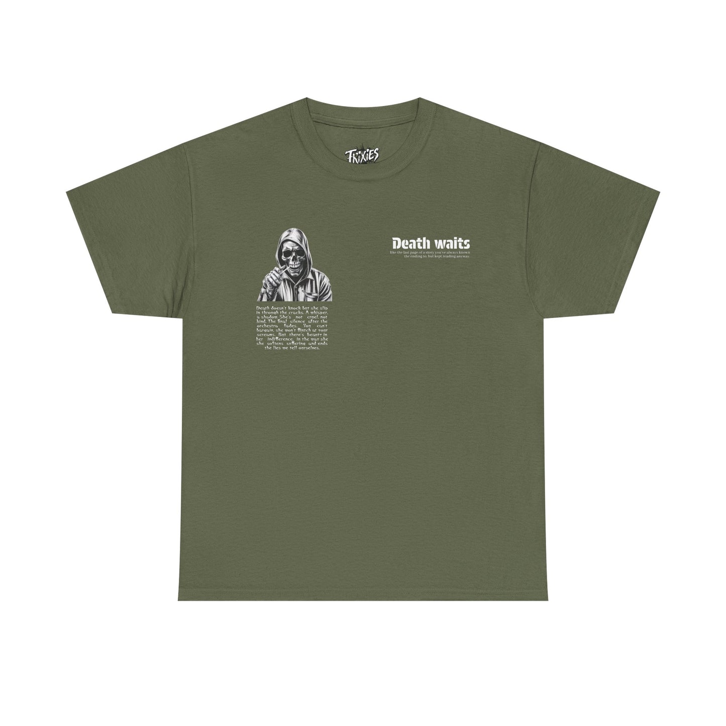 Alternative Goth Skull Tee, Unisex T-Shirt Streetwear 100% Cotton