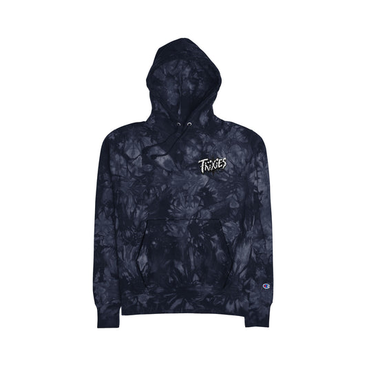Unisex Tie-Dye Hoodie with Embroidery - Trixies