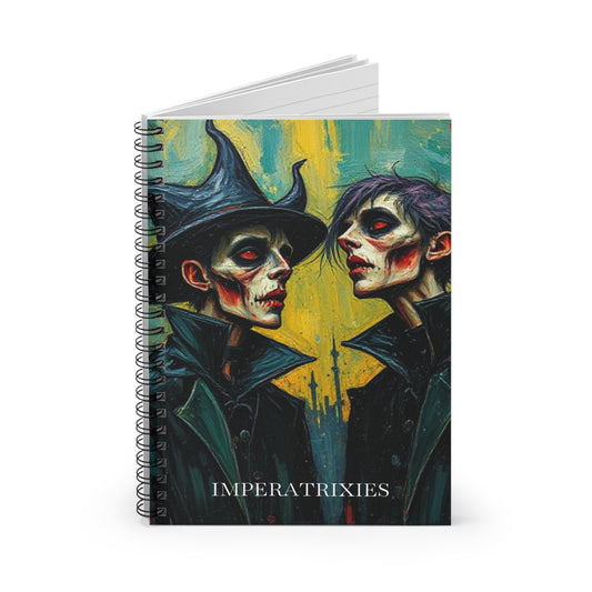 Emo Gothic Spiral Notebook - Imperatrixies Artwork