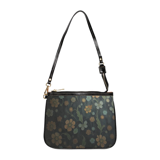 Cute Artsy Vintage Floral Small Shoulder Bag