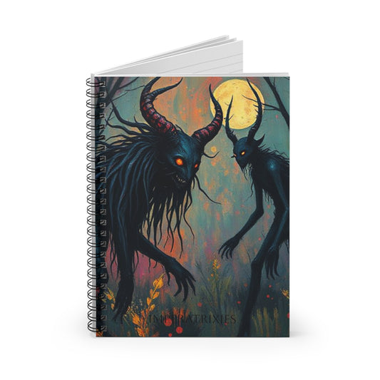 Gothic Spiral Notebook - Dark Fantasy Design for Creative Souls