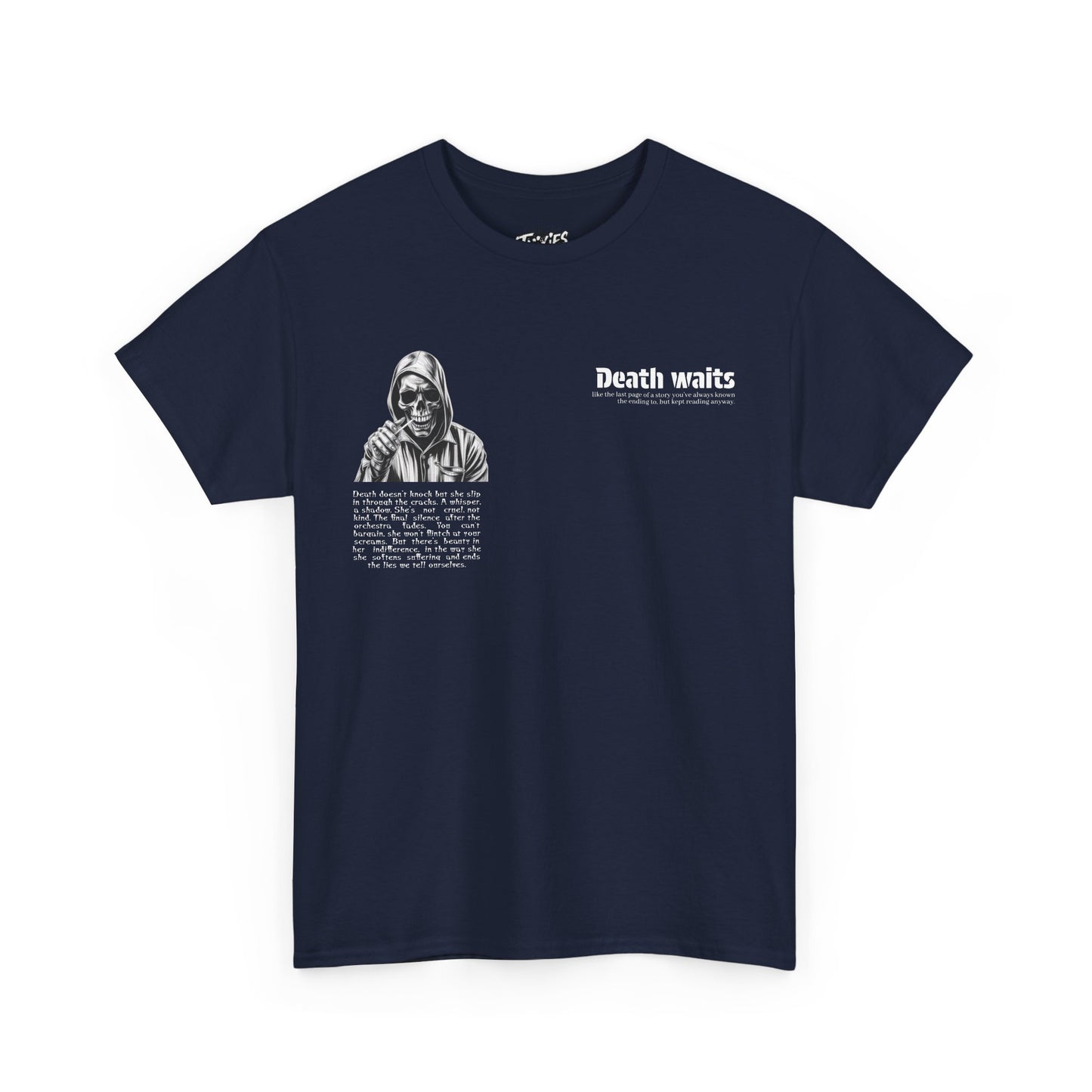 Alternative Goth Skull Tee, Unisex T-Shirt Streetwear 100% Cotton