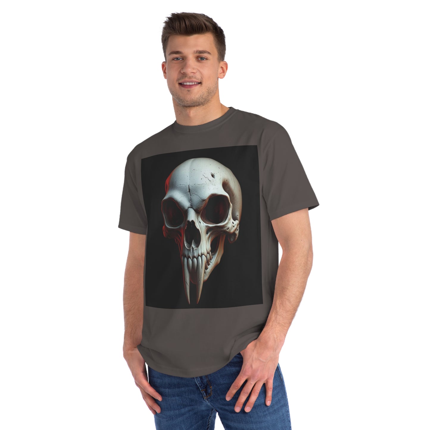 Skull Graphic Unisex T-Shirt, Goth Punk Rock Street Fashion Tee 100% Cotton - Trixies