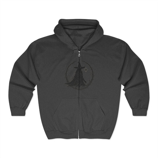 Must Be The Season Of The Witch - witchy Unisex Seasonal Witch Full Zip Sweatshirt Y2k