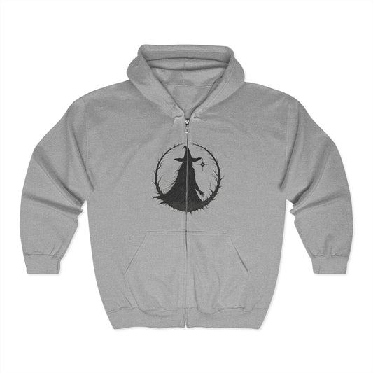 Must Be The Season Of The Witch - witchy Unisex Seasonal Witch Full Zip Sweatshirt Y2k