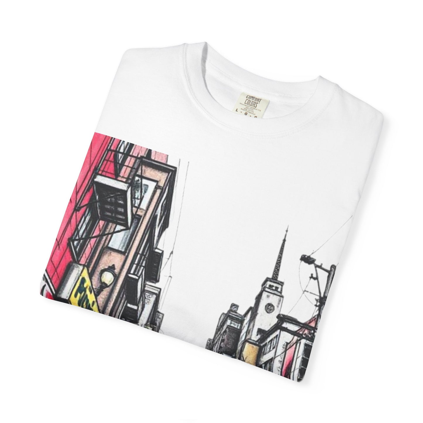 Urban Street Art Unisex Garment-Dyed T-Shirt - Perfect for Art Lovers & Casual Wear