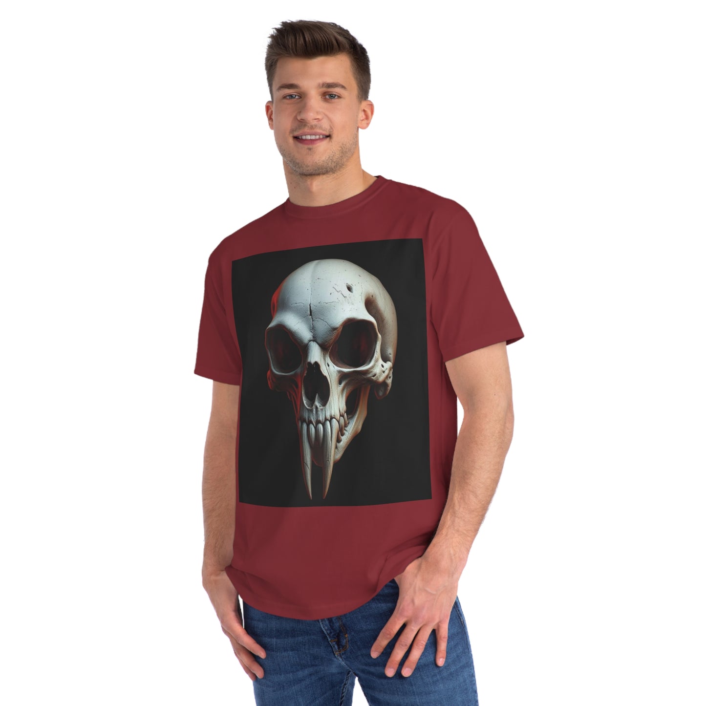 Skull Graphic Unisex T-Shirt, Goth Punk Rock Street Fashion Tee 100% Cotton - Trixies