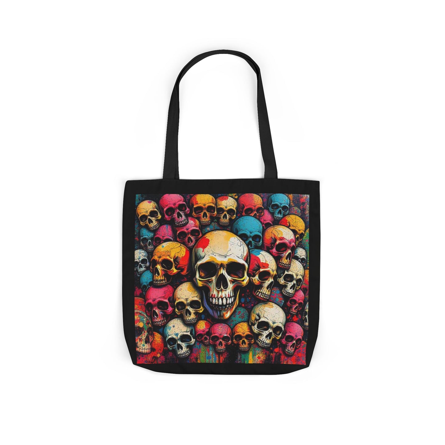 Skull Canvas Tote Bag - 100% Cotton - imperatrixies