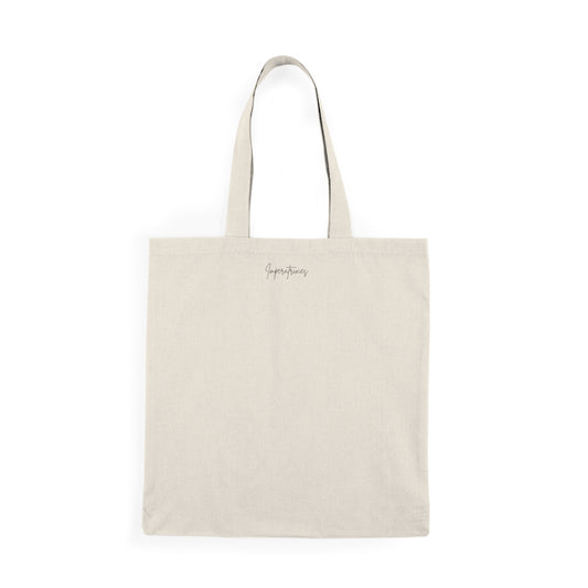 Funny Natural Tote Bag - "pls don't talk to me" - Perfect for Introverts & Everyday Use