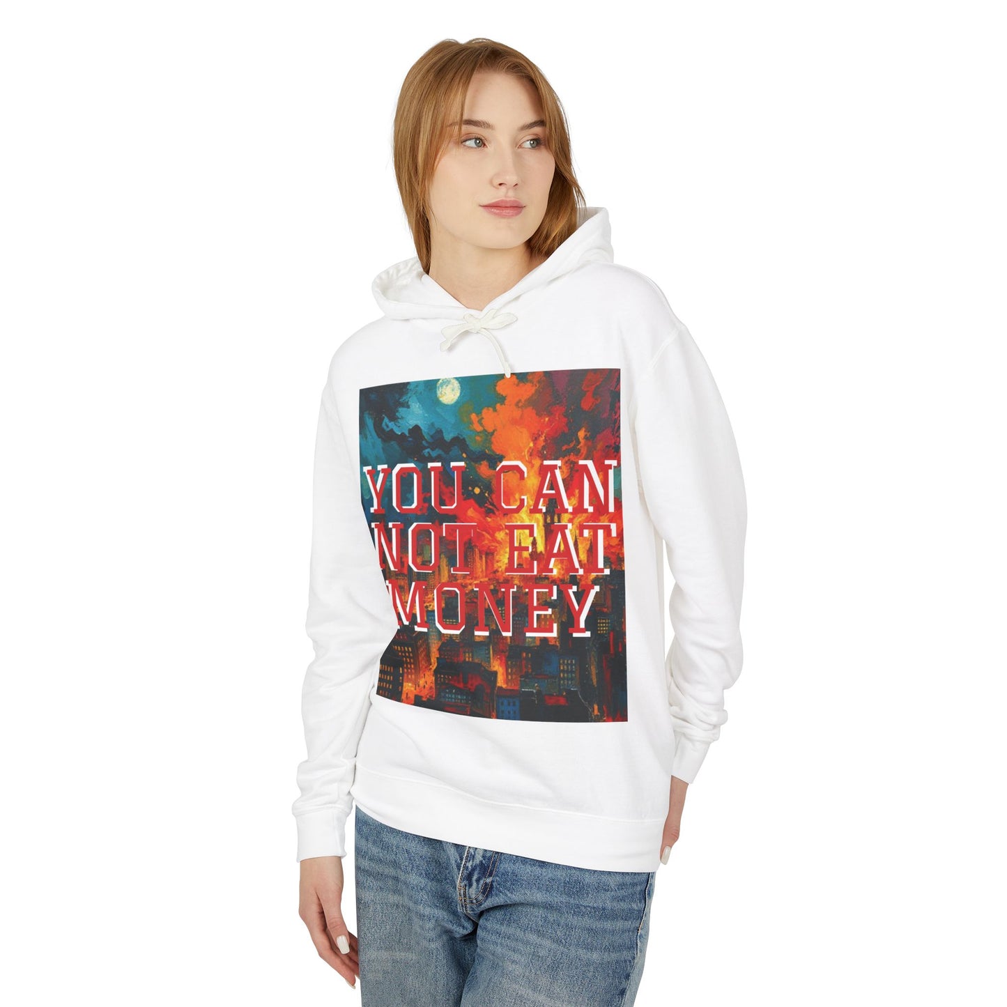 "You Can't Eat Money" Hoodie - Unisex 100% Cotton - imperatrixies