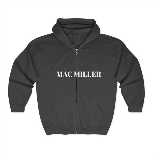 Mac Miller Hip Hop Rap Jazz Unisex Heavy Blend™ Full Zip Hoodie | Music Streetwear Y2k Gen-z