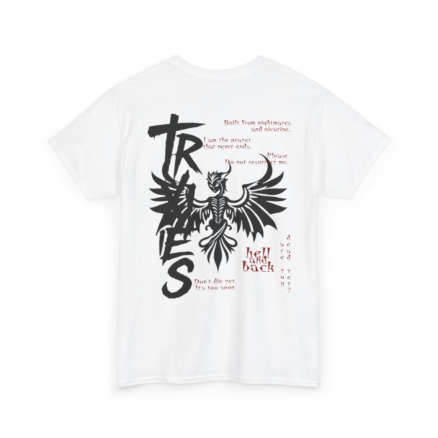 Trippy Mystical Skull Trip Unisex Tee Streetwear Alternative - 100% Cotton - Trixies