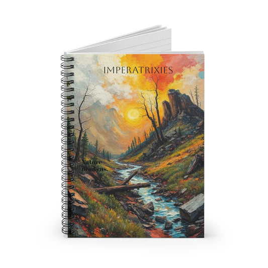 Nature-Inspired Spiral Notebook - Ruled Line for Creative Minds