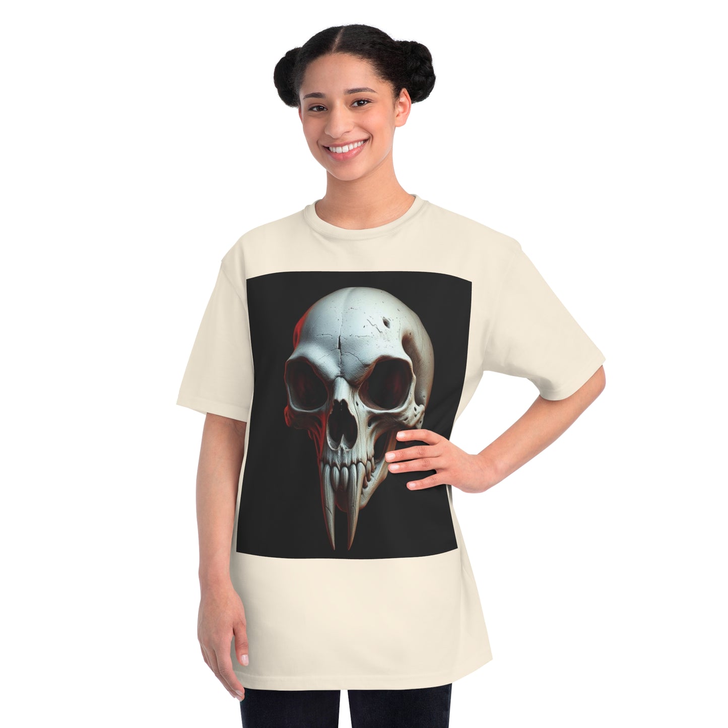 Skull Graphic Unisex T-Shirt, Goth Punk Rock Street Fashion Tee 100% Cotton - Trixies