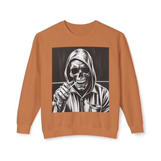 Skeleton Crewneck Sweatshirt Alternative Streetwear Goth - Unisex 100% Cotton - Trixies