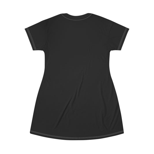 Goth Stylish Billie-Inspired Graphic T-Shirt Dress for Casual Fashion Emo