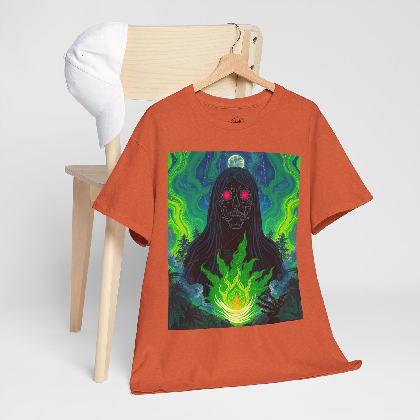 Trippy Mystical Skull Trip Unisex Tee Streetwear Alternative - 100% Cotton - Trixies