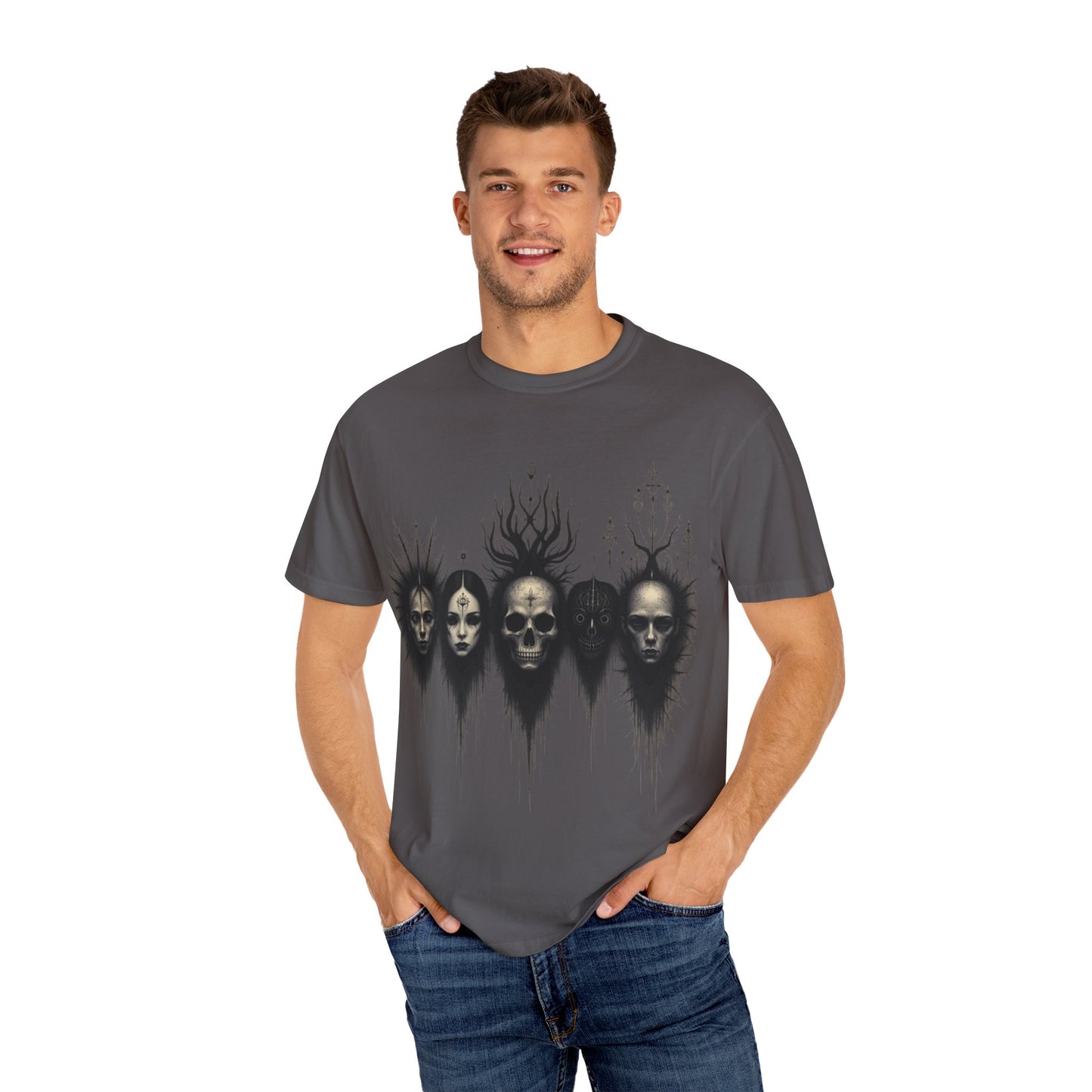 "Death Waits" T-shirt Goth Alt-Emo 100% Cotton - Imperatrixies