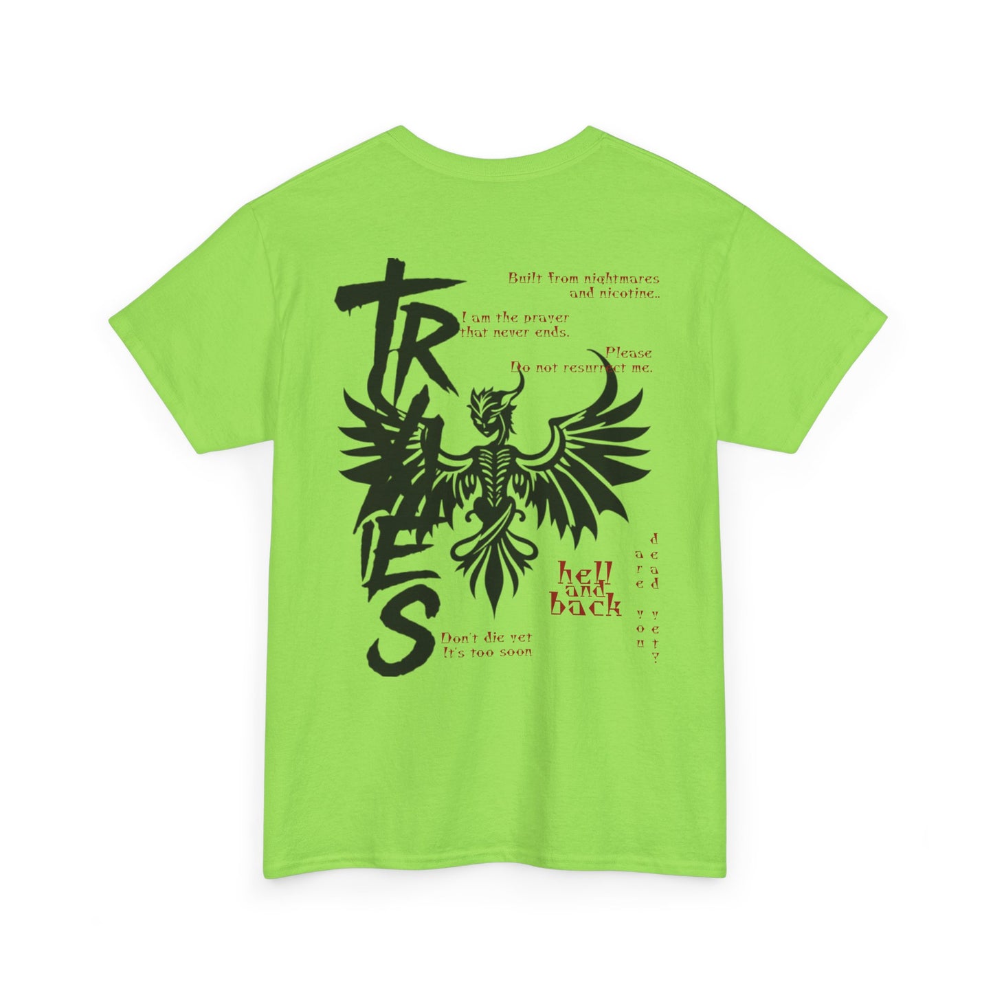 Trippy Mystical Skull Trip Unisex Tee Streetwear Alternative - 100% Cotton - Trixies