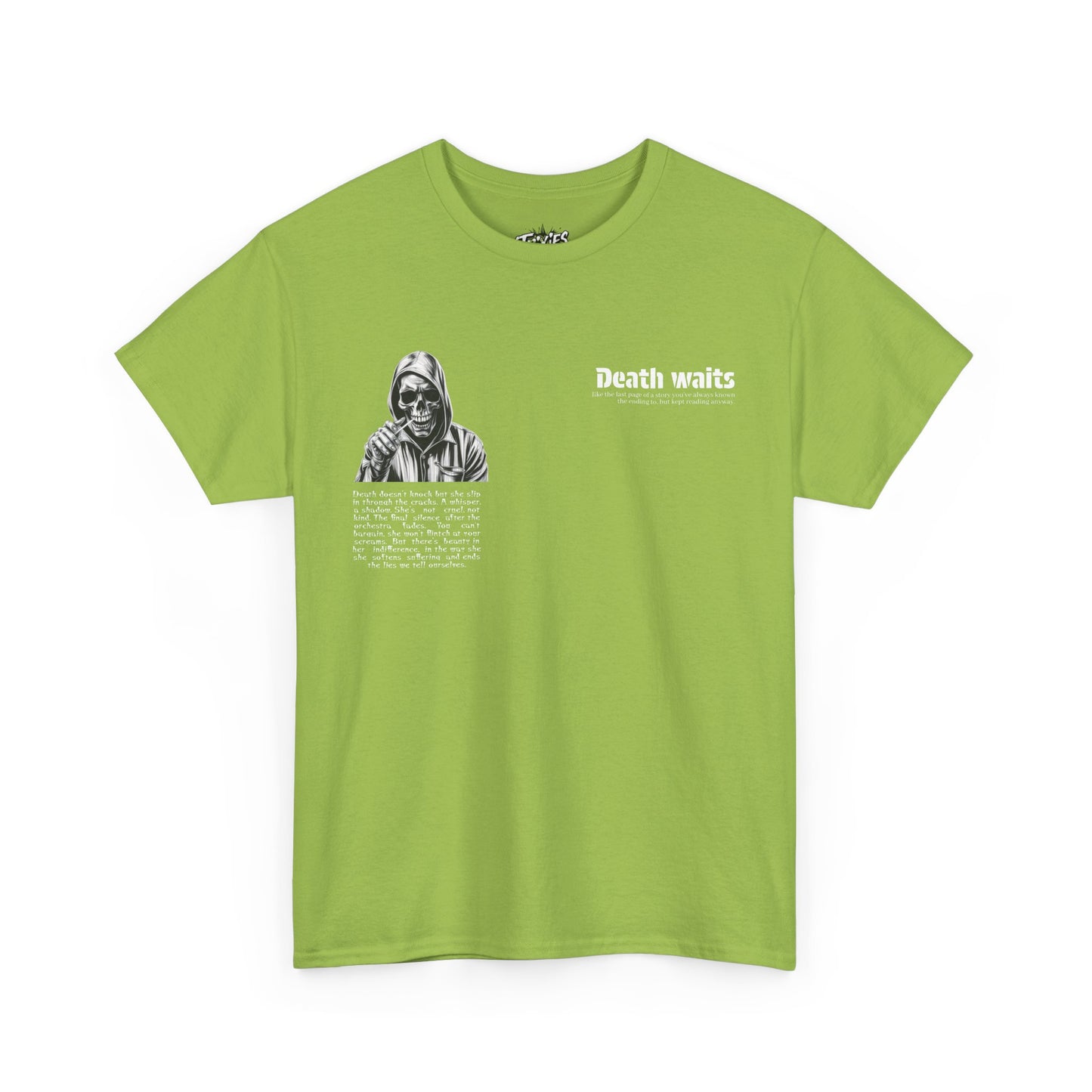 Alternative Goth Skull Tee, Unisex T-Shirt Streetwear 100% Cotton