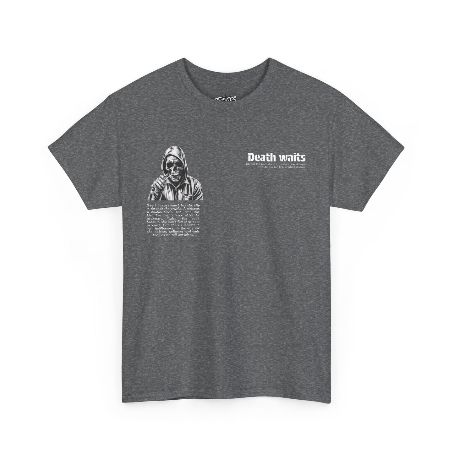 Alternative Goth Skull Tee, Unisex T-Shirt Streetwear 100% Cotton