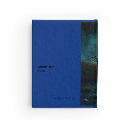 Moonlit Moonlight Lake Reflection Journal - Admire the Moon