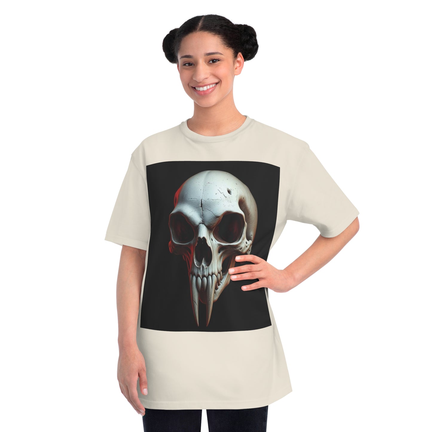Skull Graphic Unisex T-Shirt, Goth Punk Rock Street Fashion Tee 100% Cotton - Trixies