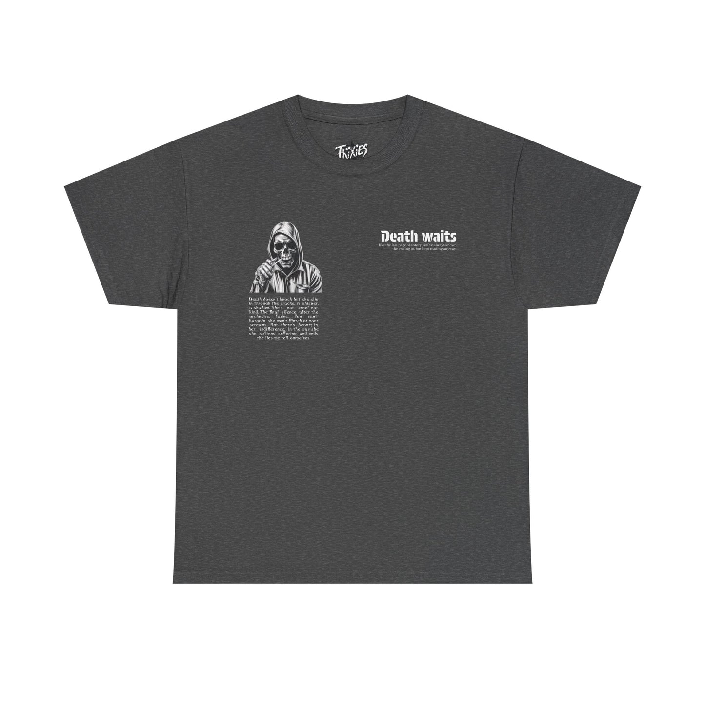 Alternative Goth Skull Tee, Unisex T-Shirt Streetwear 100% Cotton