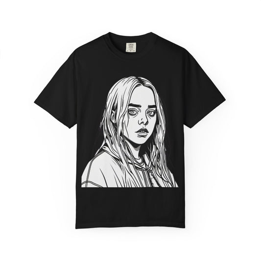 "BILLIE" Unisex T-shirt Singer Alt 100% Cotton - imperatrixies