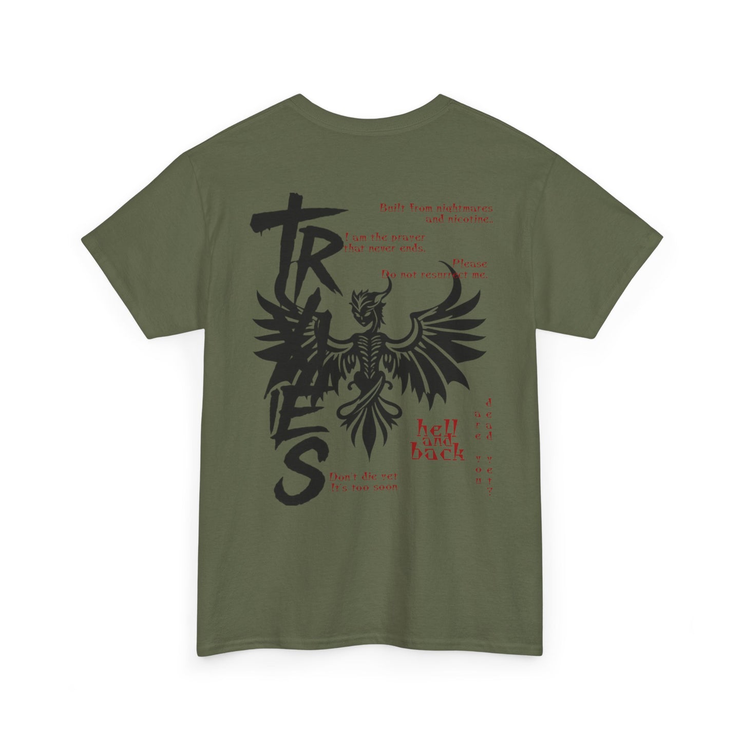 Trippy Mystical Skull Trip Unisex Tee Streetwear Alternative - 100% Cotton - Trixies