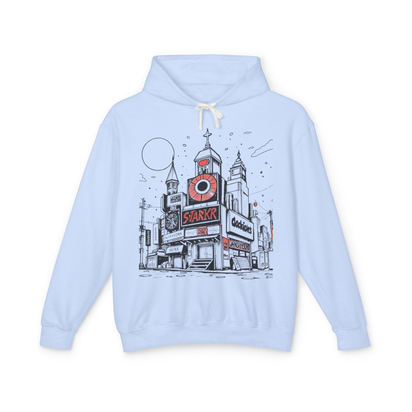 Urban Art Unisex Lightweight Hooded Sweatshirt - 'Trixies'