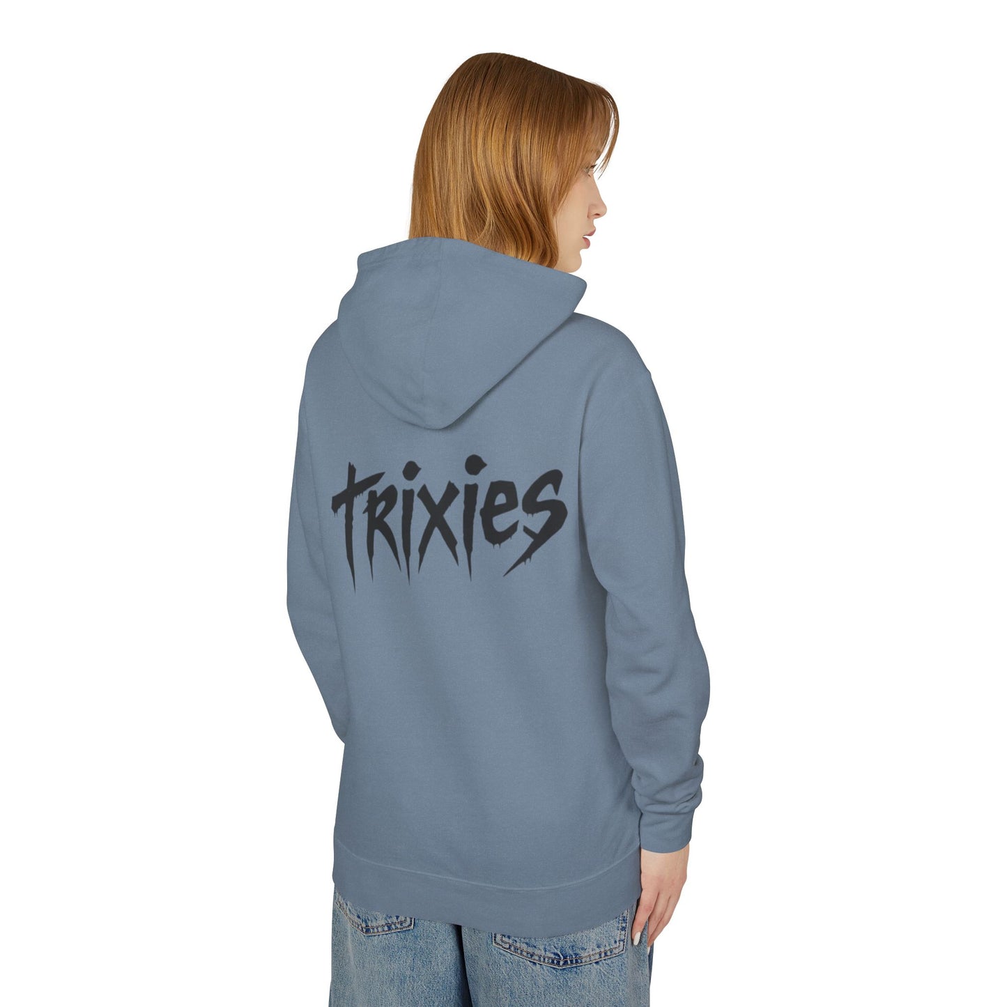 Urban Art Unisex Lightweight Hooded Sweatshirt - 'Trixies'