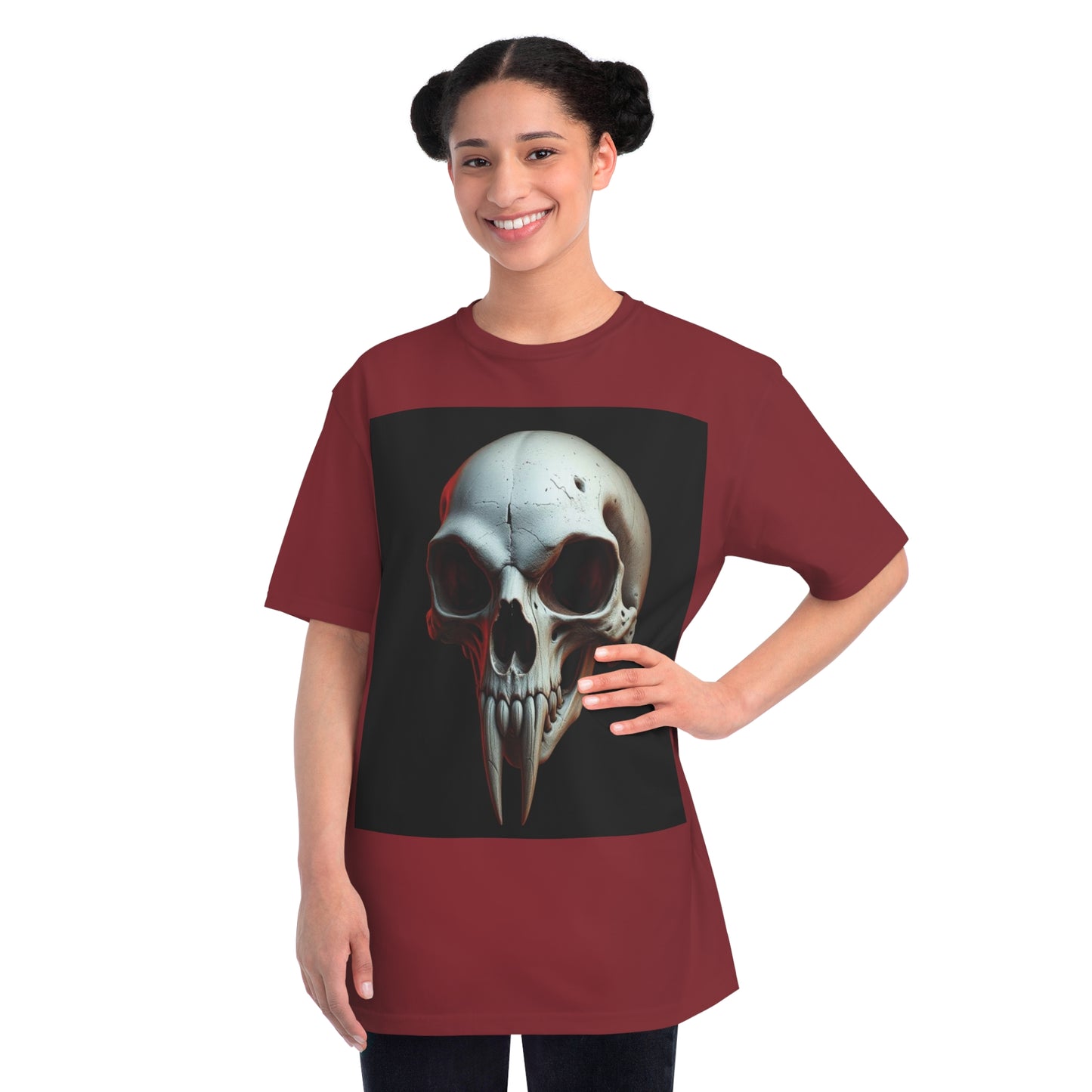 Skull Graphic Unisex T-Shirt, Goth Punk Rock Street Fashion Tee 100% Cotton - Trixies
