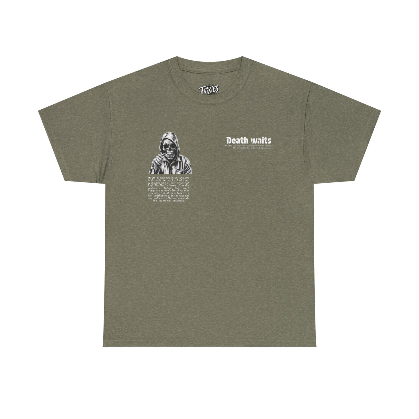 Alternative Goth Skull Tee, Unisex T-Shirt Streetwear 100% Cotton