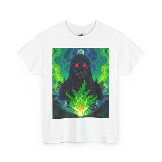 Trippy Mystical Skull Trip Unisex Tee Streetwear Alternative - 100% Cotton - Trixies
