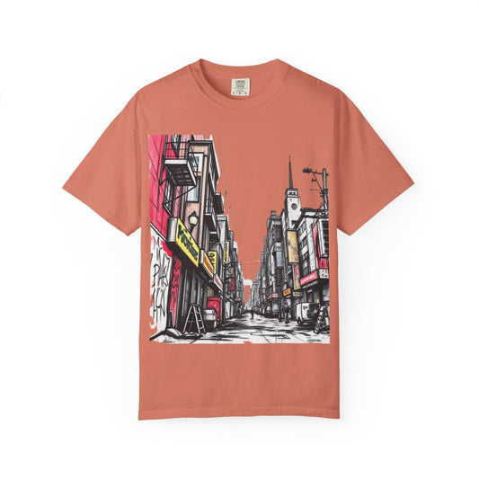 Urban Street Art Unisex Garment-Dyed T-Shirt - Perfect for Art Lovers & Casual Wear