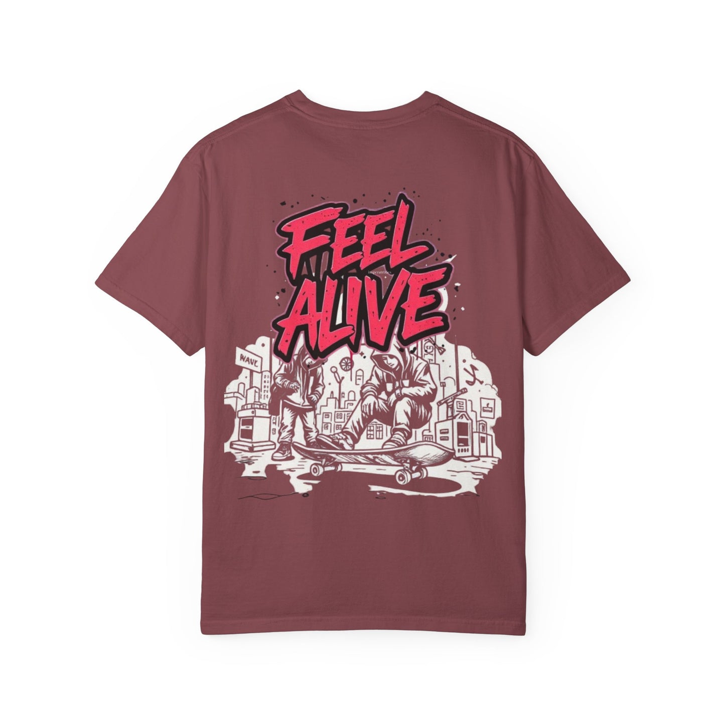 'ALIVE'  Unisex Garment-Dyed T-shirt - 100% cotton - imperatrixies