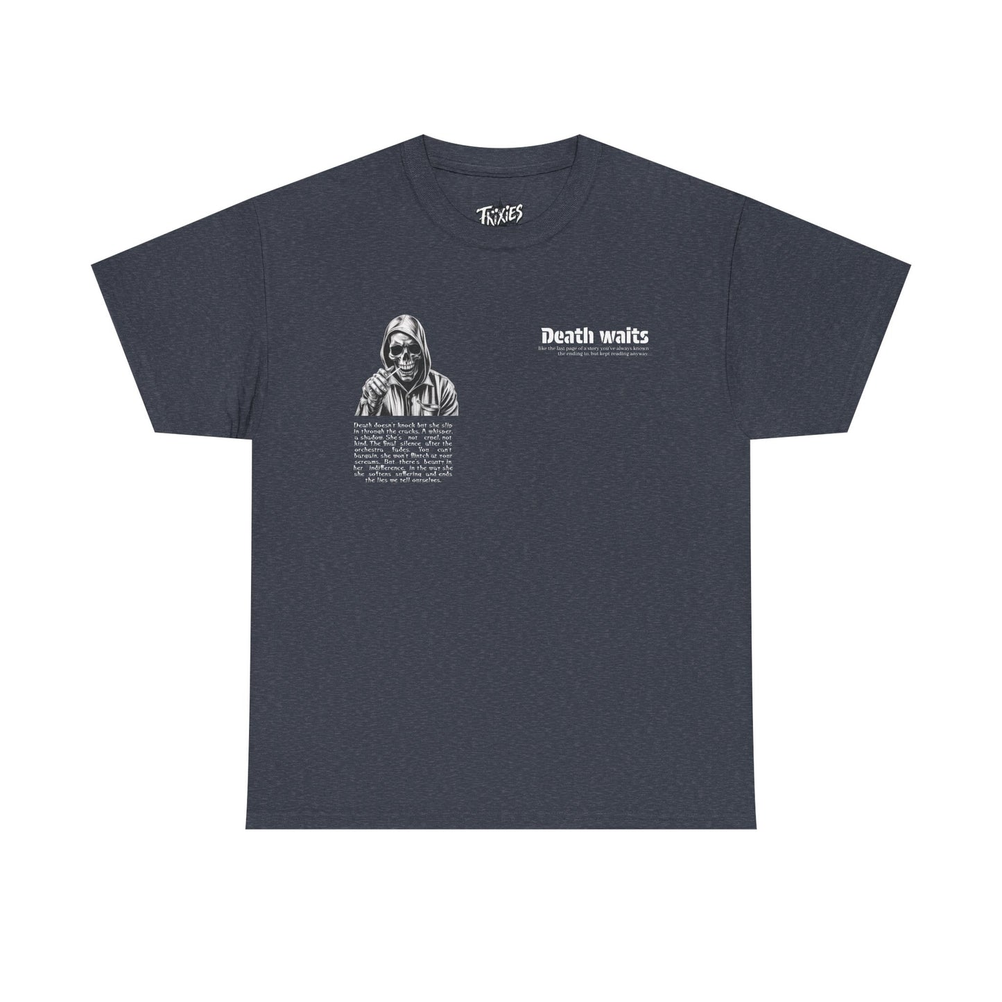 Alternative Goth Skull Tee, Unisex T-Shirt Streetwear 100% Cotton